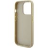 Guess GUHCP15LHG4SGD iPhone 15 Pro 6.1 złoty/gold hardcase Glitter Script Big 4G